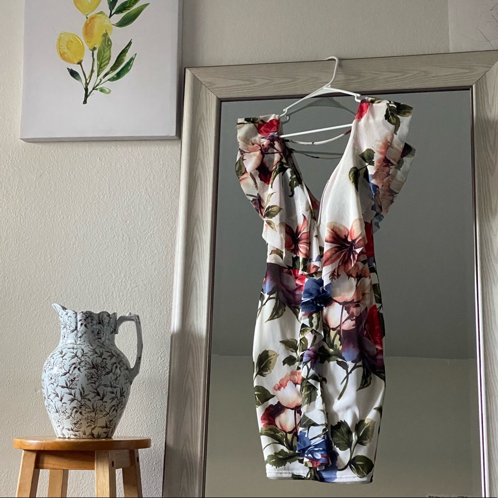 Floral mini dress